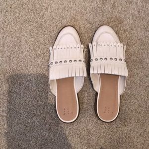 Loafer style mules